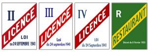 Différentes licences du permis d'exploitation